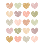 Teacher Created Resources Terrazzo Tones Hearts Stickers [TCR7228]