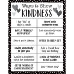 Teacher Created Resources Ways to Show Kindness Chart 17x22 [TCR7514]
