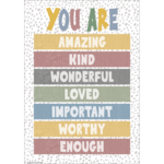 Teacher Created Resources You Are Enough Positive Poster [TCR7862]