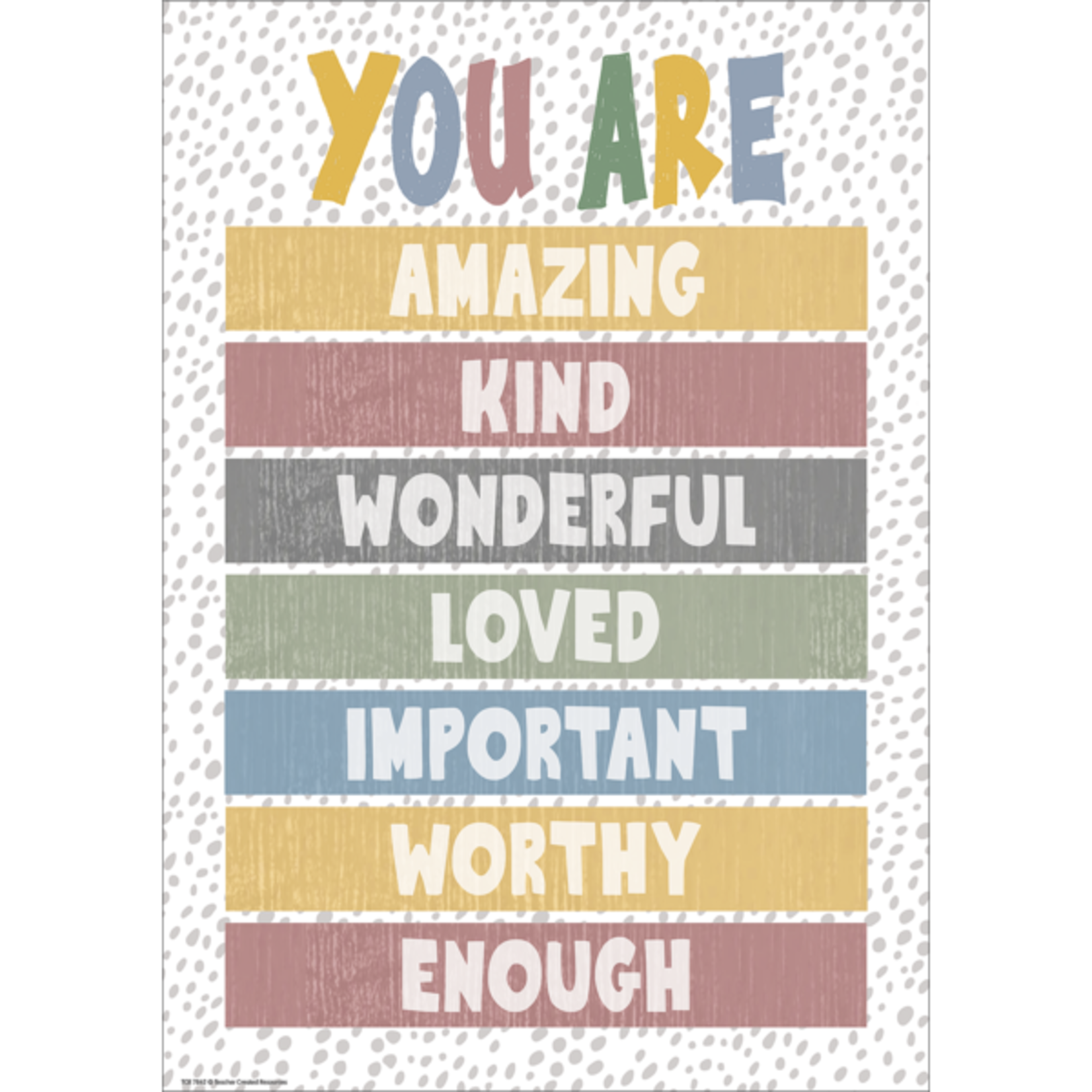 Teacher Created Resources You Are Enough Positive Poster [TCR7862]
