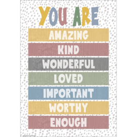 Teacher Created Resources You Are Enough Positive Poster