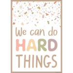 Teacher Created Resources We Can Do Hard Things Positive Poster [TCR7875]