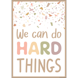 Teacher Created Resources We Can Do Hard Things Positive Poster