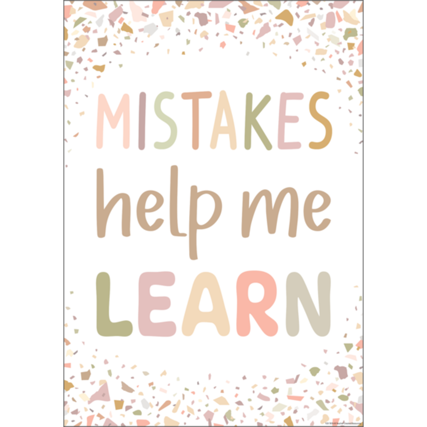Teacher Created Resources Mistakes Help Me Learn Positive Poster [TCR7876]