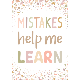 Teacher Created Resources Mistakes Help Me Learn Positive Poster
