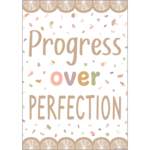 Teacher Created Resources Progress over Perfection Positive Poster [TCR7878]