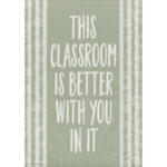 Teacher Created Resources This Classroom Is Better with You in It Positive Poster[TCR7884]