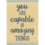 Teacher Created Resources You Are Capable of Amazing Things Positive Poster[TCR7885]