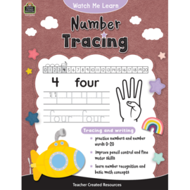 Teacher Created Resources Watch Me Learn: Number Tracing
