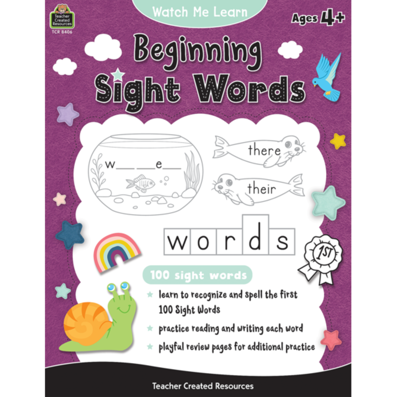 Teacher Created Resources Watch Me Learn: Beginning Sight Words [TCR8406]
