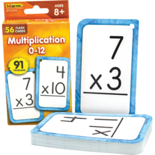 Teacher Created Resources Multiplication 0-12 Flash Cards