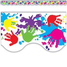 Teacher Created Resources Helping Hands Scalloped Border Trim