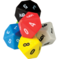 Teacher Created Resources 10 Sided Dice 6-Pack