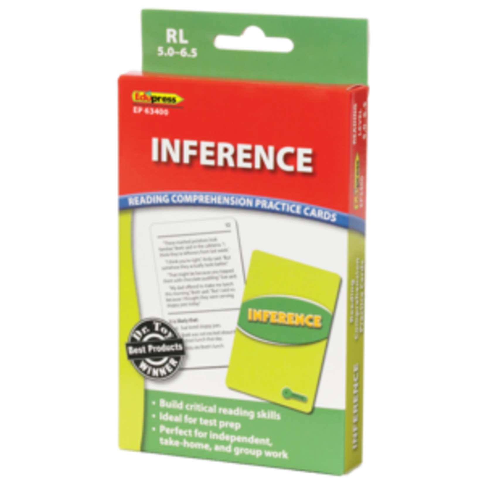 Teacher Created Resources Inference Practice Cards Green Level [TCR63400]