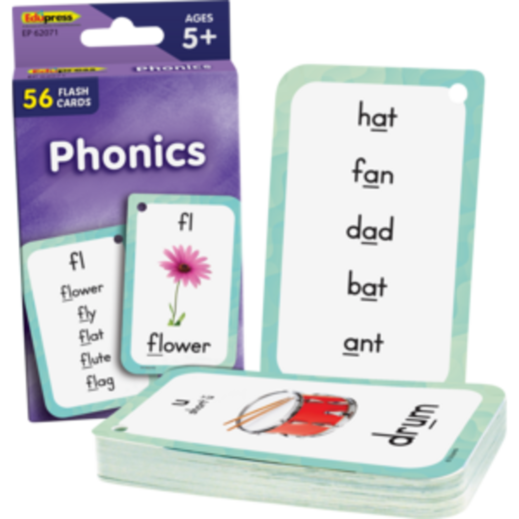 Teacher Created Resources Phonics Flash Cards [TCR62071]