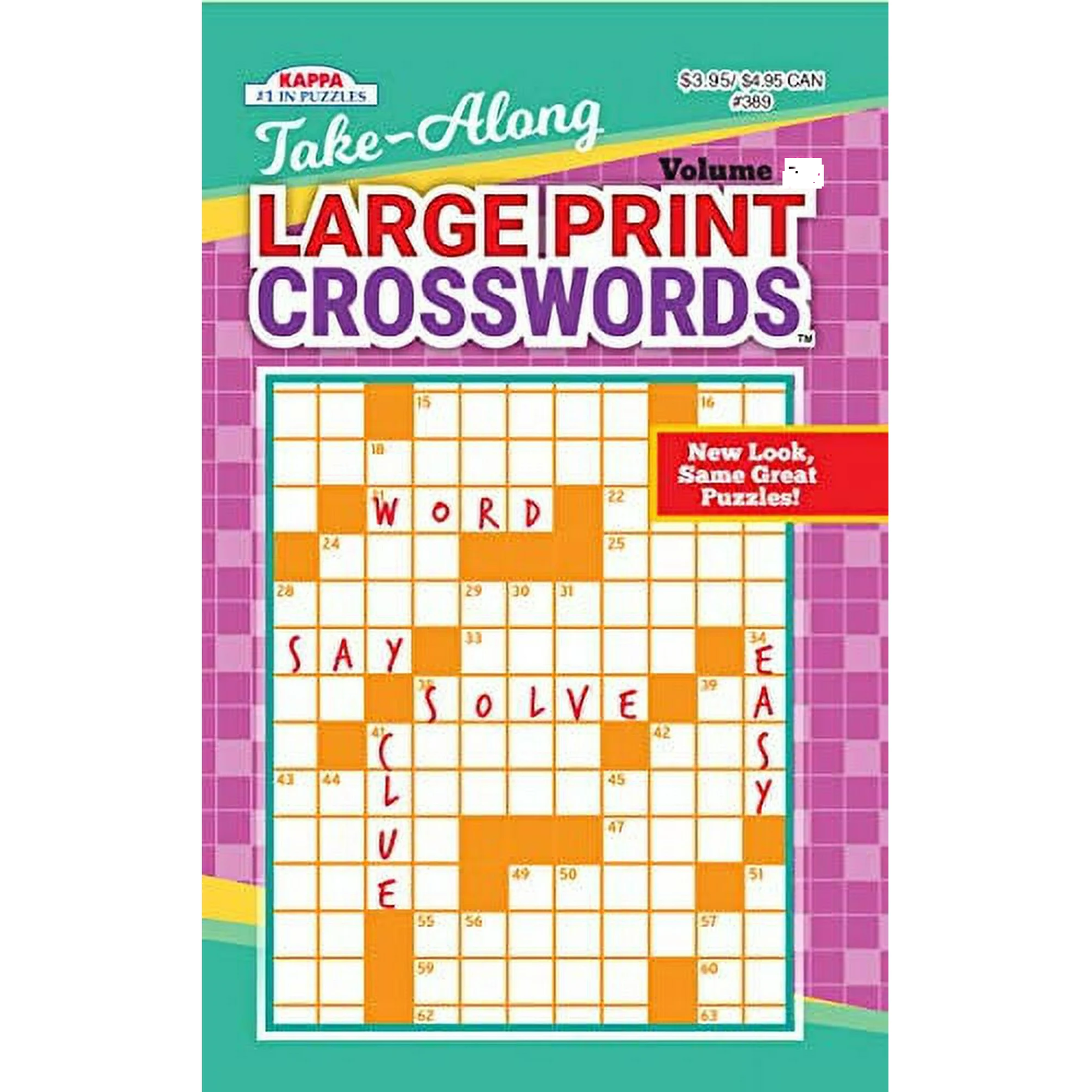 KAPPA PUBLICATIONS KAPPA  Take-Along Large Print Crosswords [88908389038]