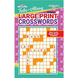 KAPPA PUBLICATIONS KAPPA  Take-Along Large Print Crosswords