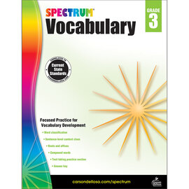 Carson-Dellosa Publishing Group SPECTRUM VOCABULARY GRADE 3