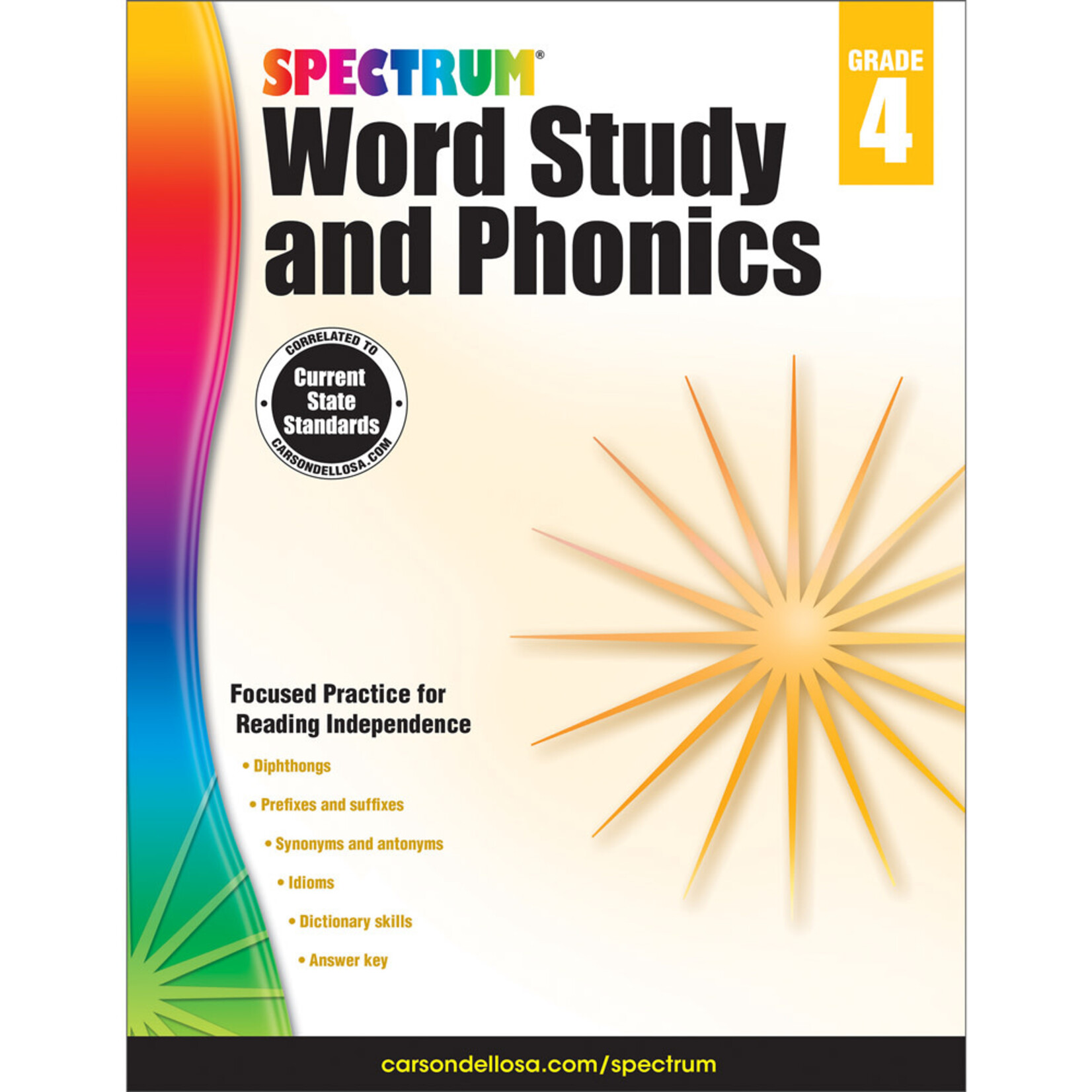 Carson-Dellosa Publishing Group SPECTRUM WORD STUDY PHONICS GRADE 4 [CD704607]