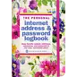 Peter Pauper Press Peony Garden Internet Address & Password Logbook