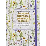 Peter Pauper Press Wildflower Garden Large Internet Address & Password Logbook [9781441343239]
