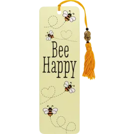 Peter Pauper Press Bee Happy Beaded Bookmark