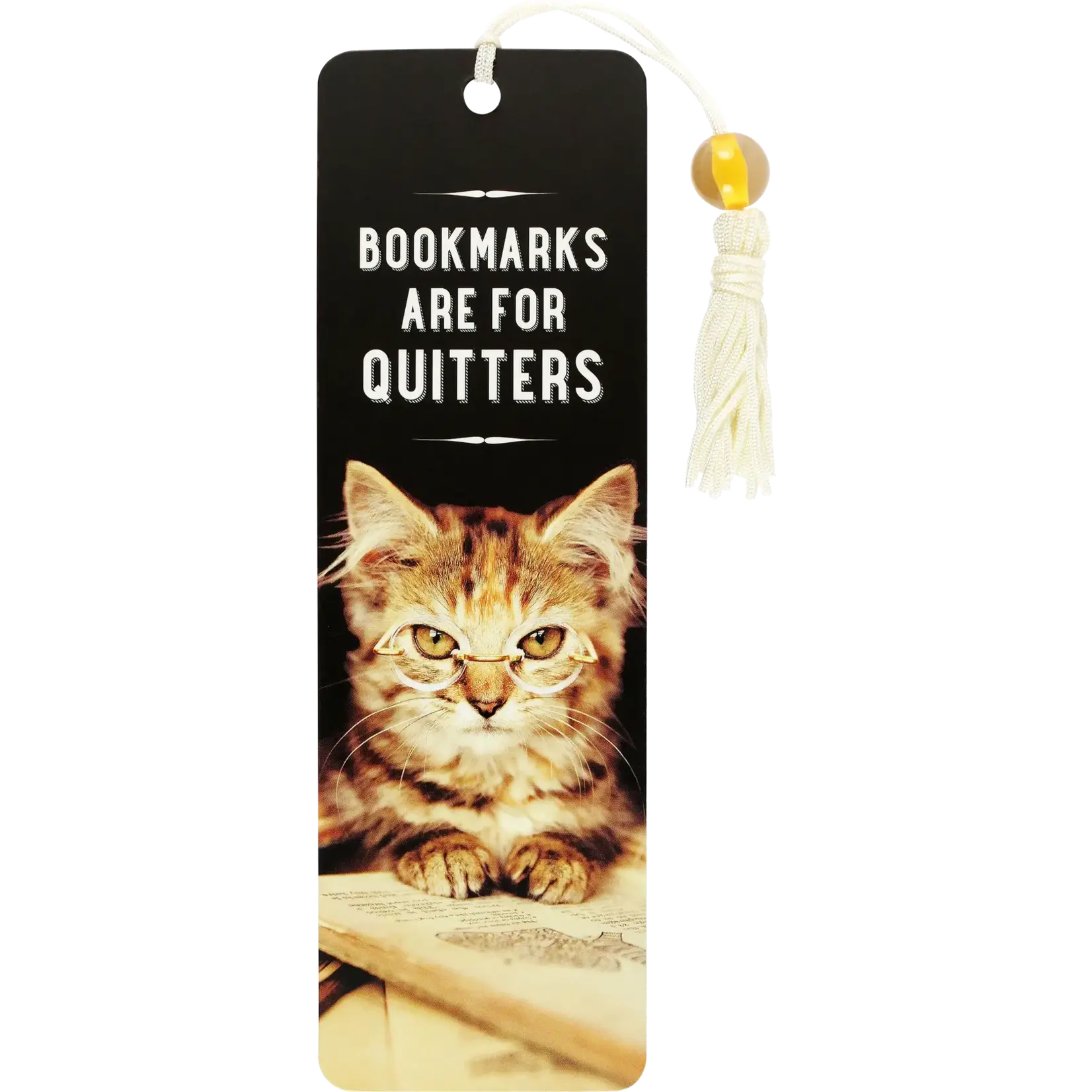Peter Pauper Press Bookmarks are for Quitters Beaded Bookmark [9781441336071]