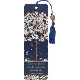 Peter Pauper Press Falling Blossoms Beaded Bookmark