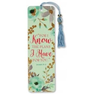 Peter Pauper Press For I Know the Plans I Have for You Beaded Bookmark