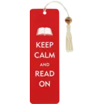 Peter Pauper Press Keep Calm and Read On Beaded Bookmark [9781441313300]