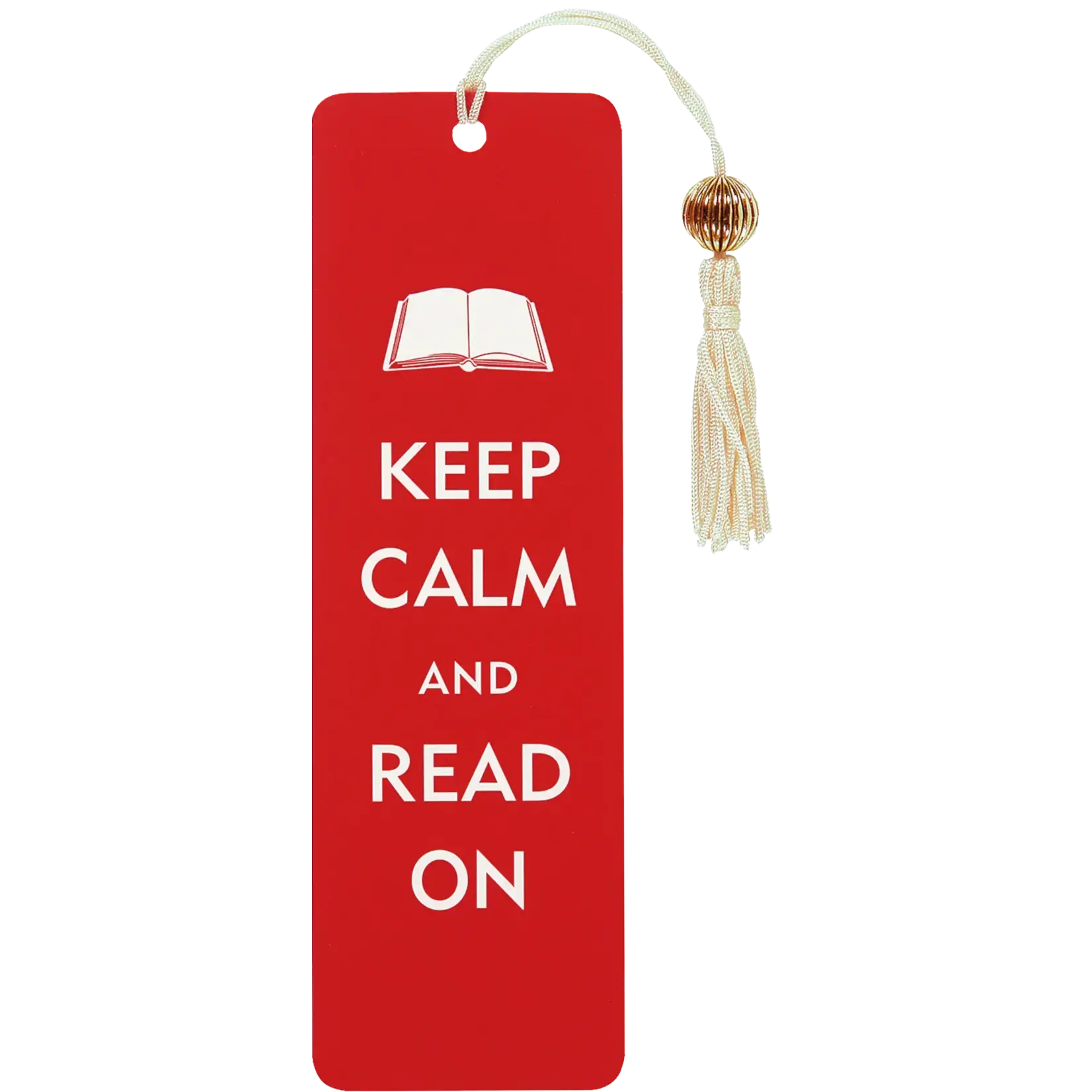 Peter Pauper Press Keep Calm and Read On Beaded Bookmark [9781441313300]