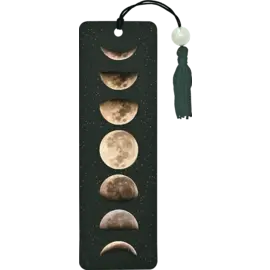 Peter Pauper Press Moon Phases Beaded Bookmark