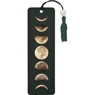 Peter Pauper Press Moon Phases Beaded Bookmark