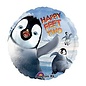 Happy Feet 18 Inch  Foil Mylar Balloon