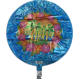 Betallic Aloha Luau Party 18 Inch Foil Mylar Balloon