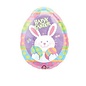 Happy Easter Bunny 27 Inch Foil Mylar Balloon