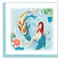 QUILLING CARDS, INC Quilled Koi Fish Pond Greeting Card