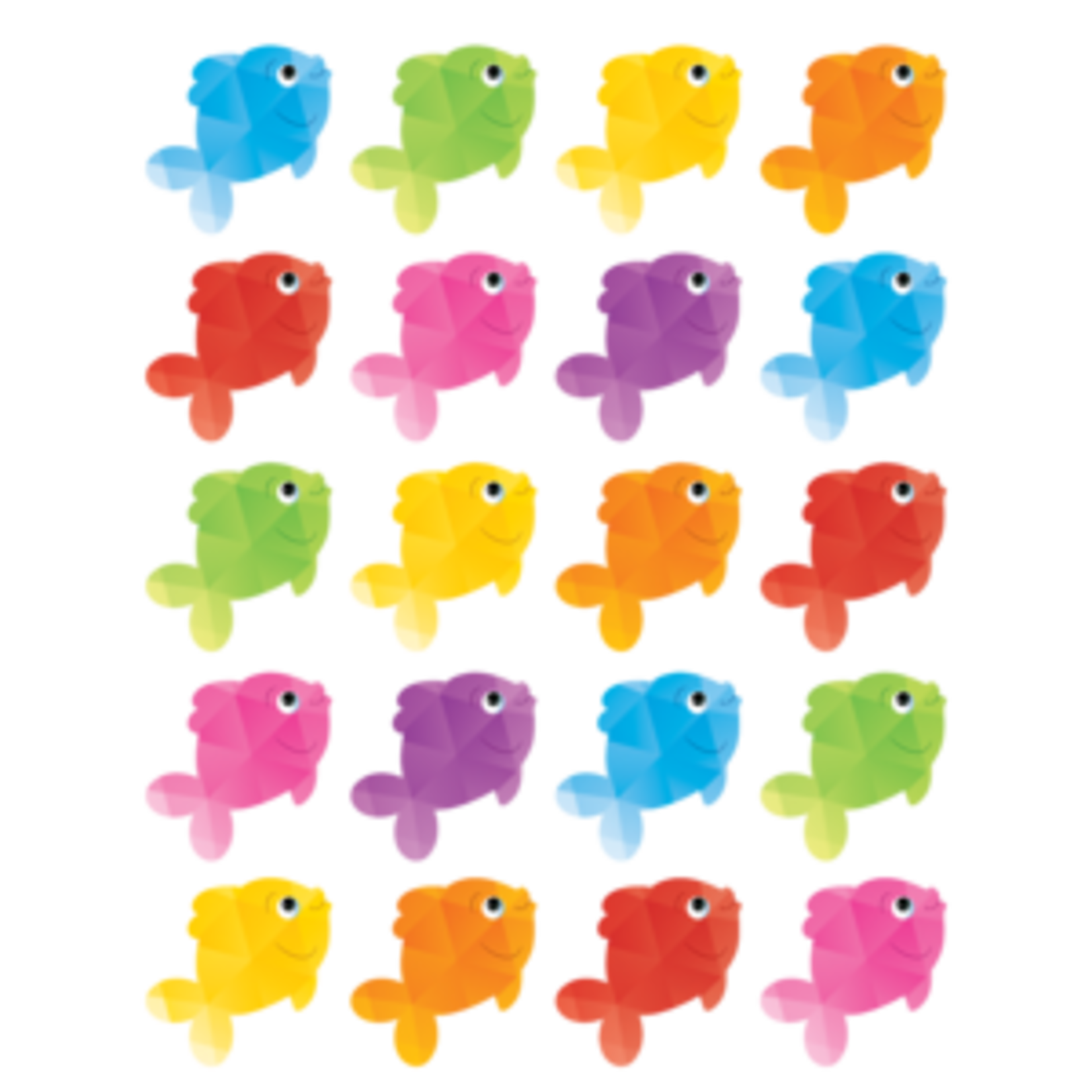 Teacher Created Resources Colorful Fish Stickers [TCR3553]