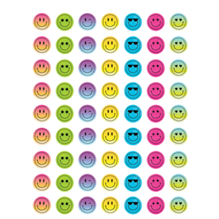 Teacher Created Resources Brights 4Ever Smiley Faces Mini Stickers