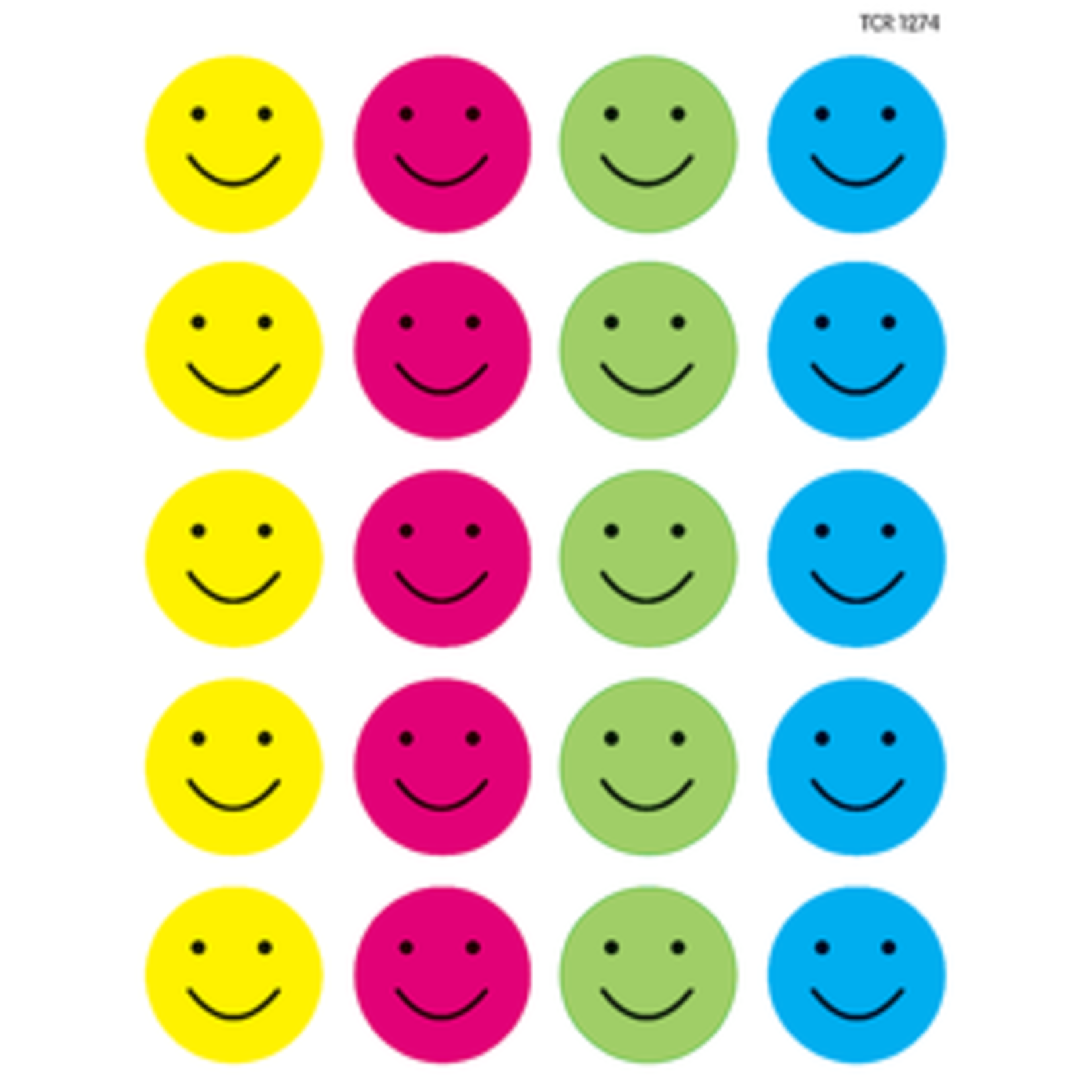 Teacher Created Resources Happy Faces Stickers [TCR1274]