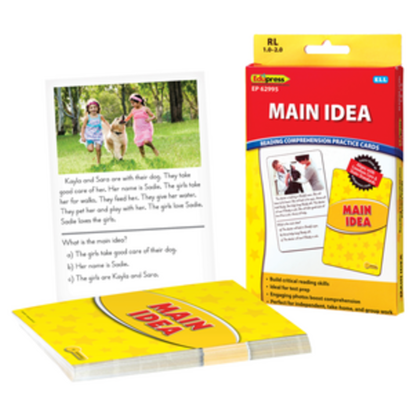 Teacher Created Resources Main Idea Practice Cards Yellow Level [TCR62995]