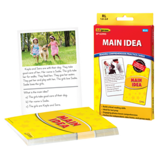 Teacher Created Resources Main Idea Practice Cards Yellow Level