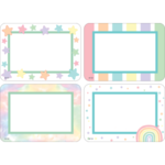 Teacher Created Resources Pastel Pop Name Tags/Labels - Multi-Pack [TCR8421]