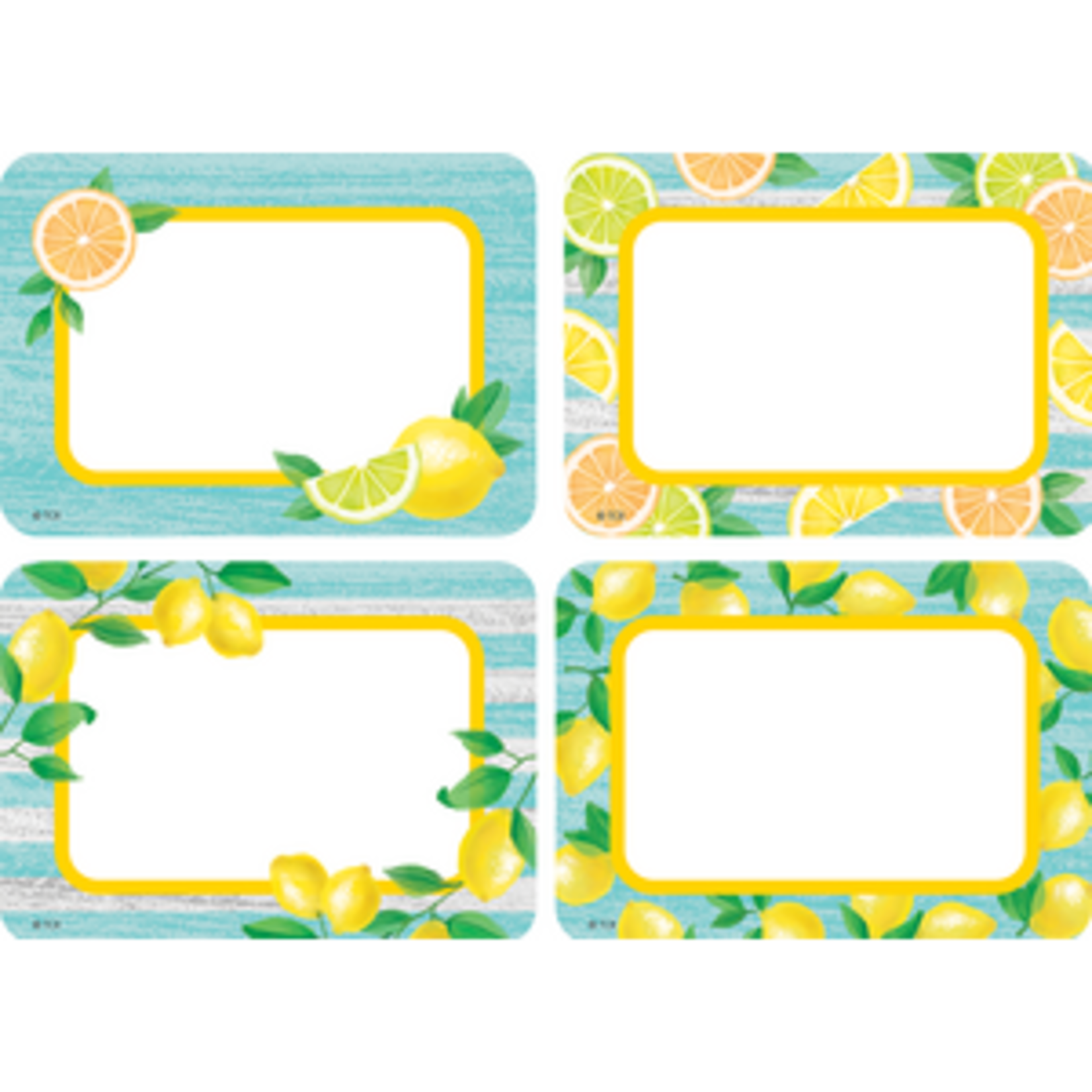 Teacher Created Resources Lemon Zest Name Tags/Labels - Multi-Pack [TCR8483]