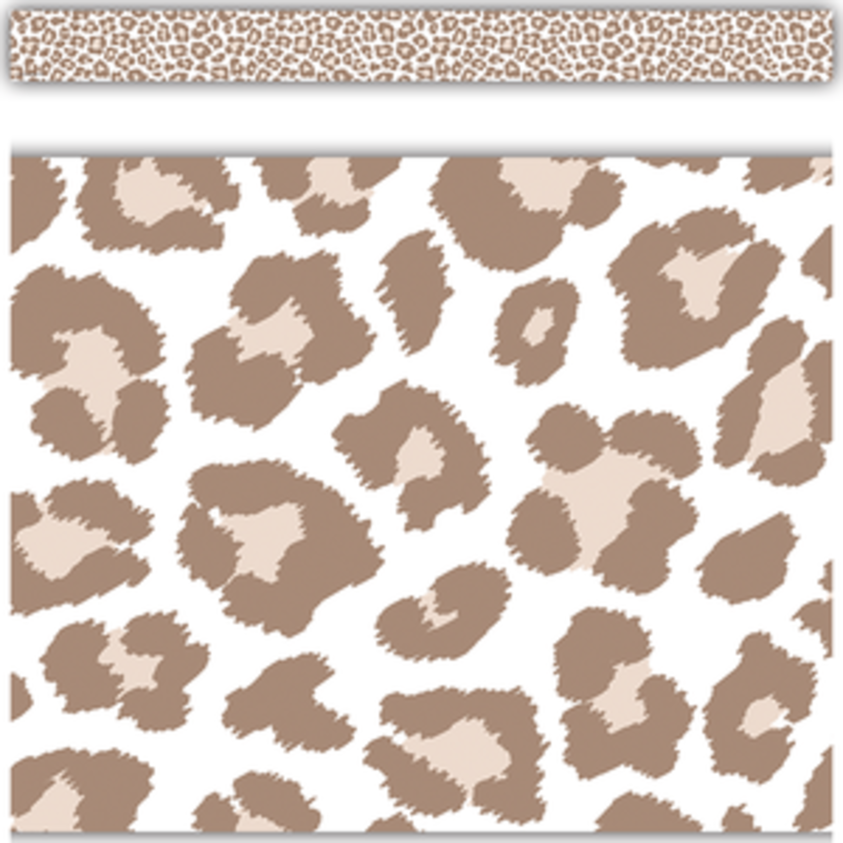 Teacher Created Resources Blush Leopard Print Straight Border Trim [TCR3939]