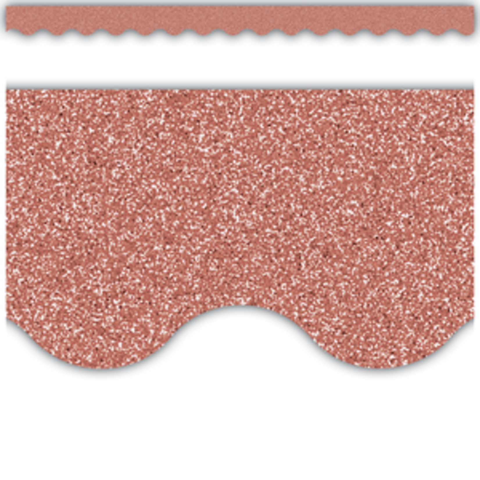Teacher Created Resources Rose Gold Glitz Scalloped Border Trim [TCR77019]