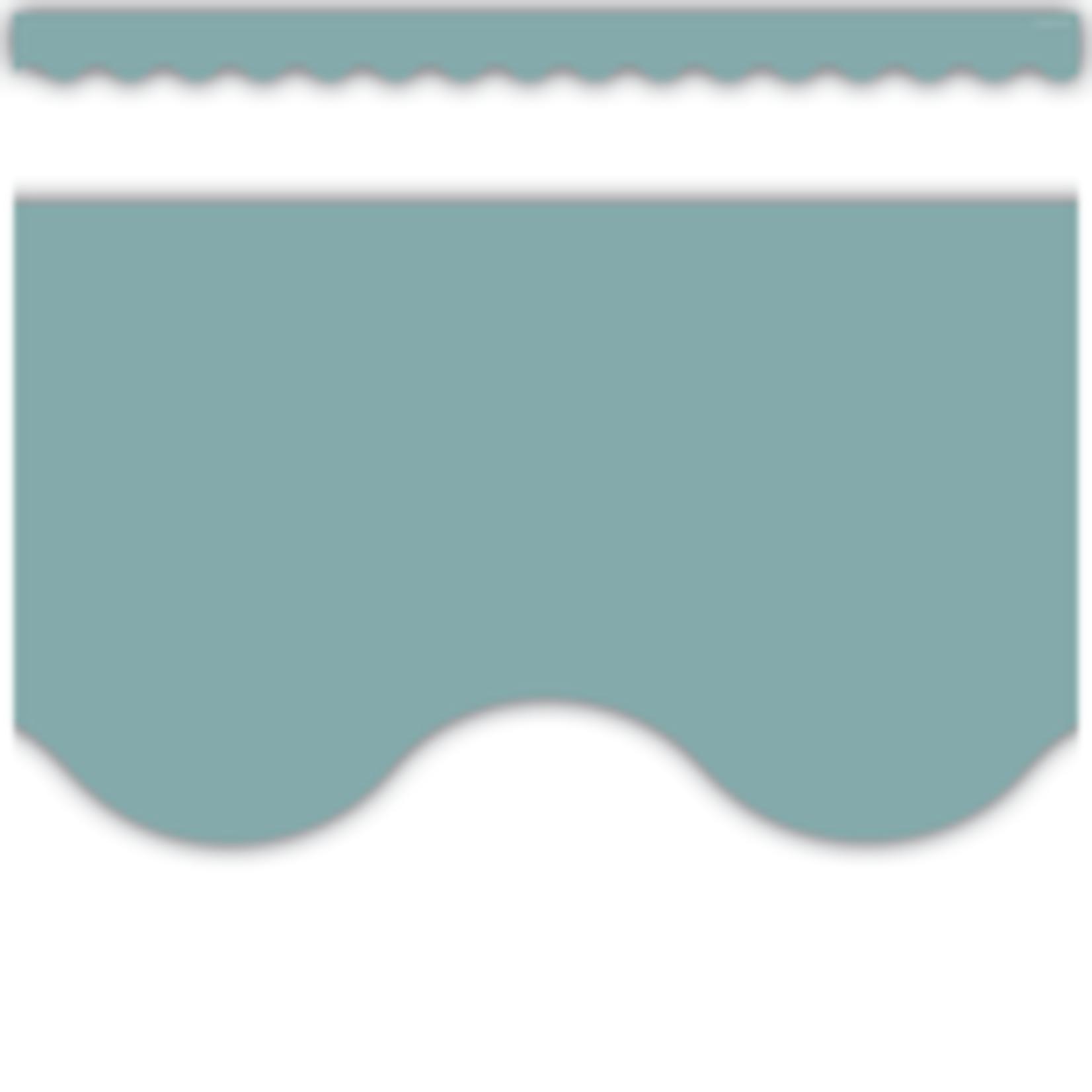 Teacher Created Resources Calming Blue Scalloped Border Trim [TCR7128]