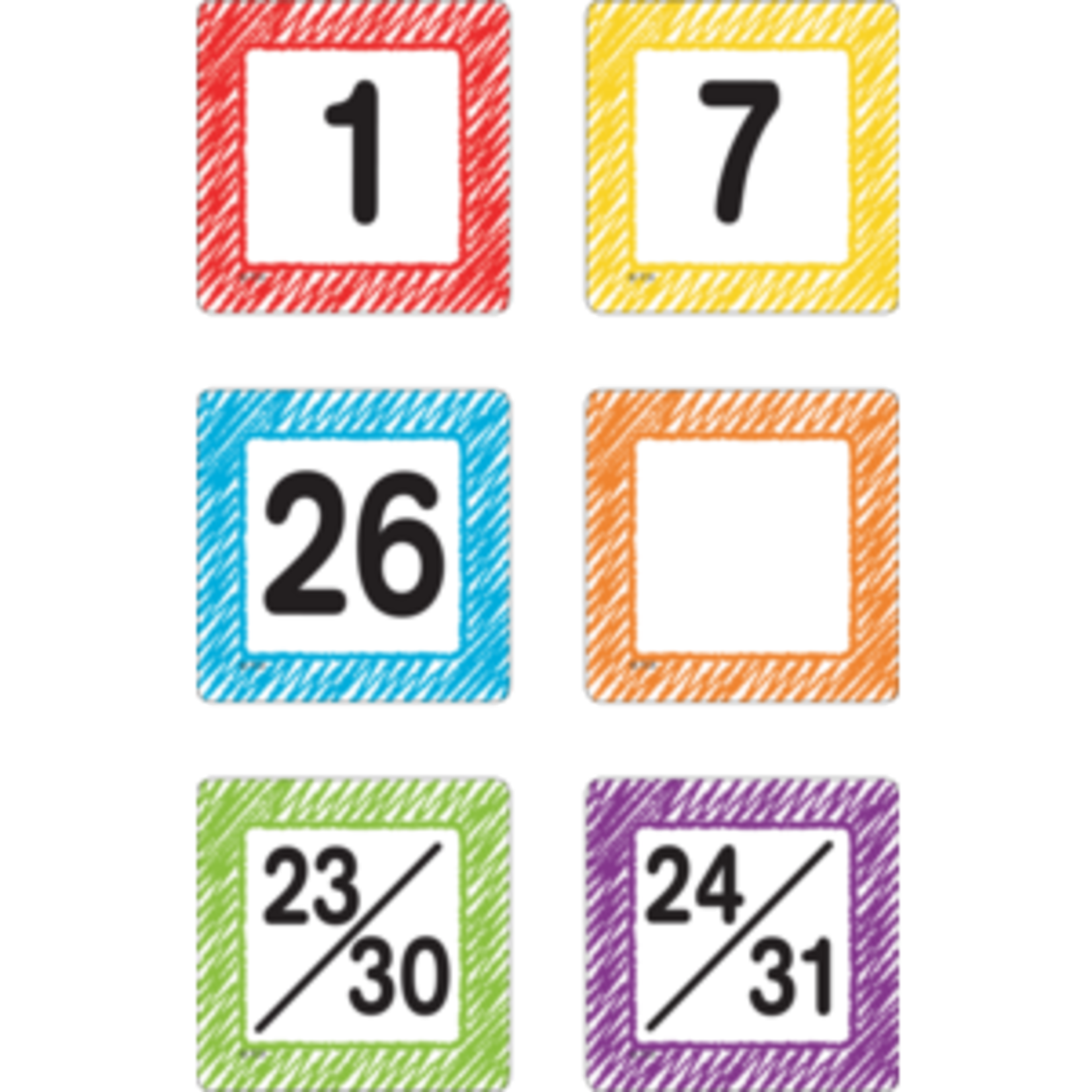 Teacher Created Resources Scribble Calendar Days [TCR3426]