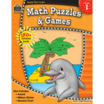 Teacher Created Resources Ready-Set-Learn: Math Puzzles and Games Grd 1 [TCR5960]