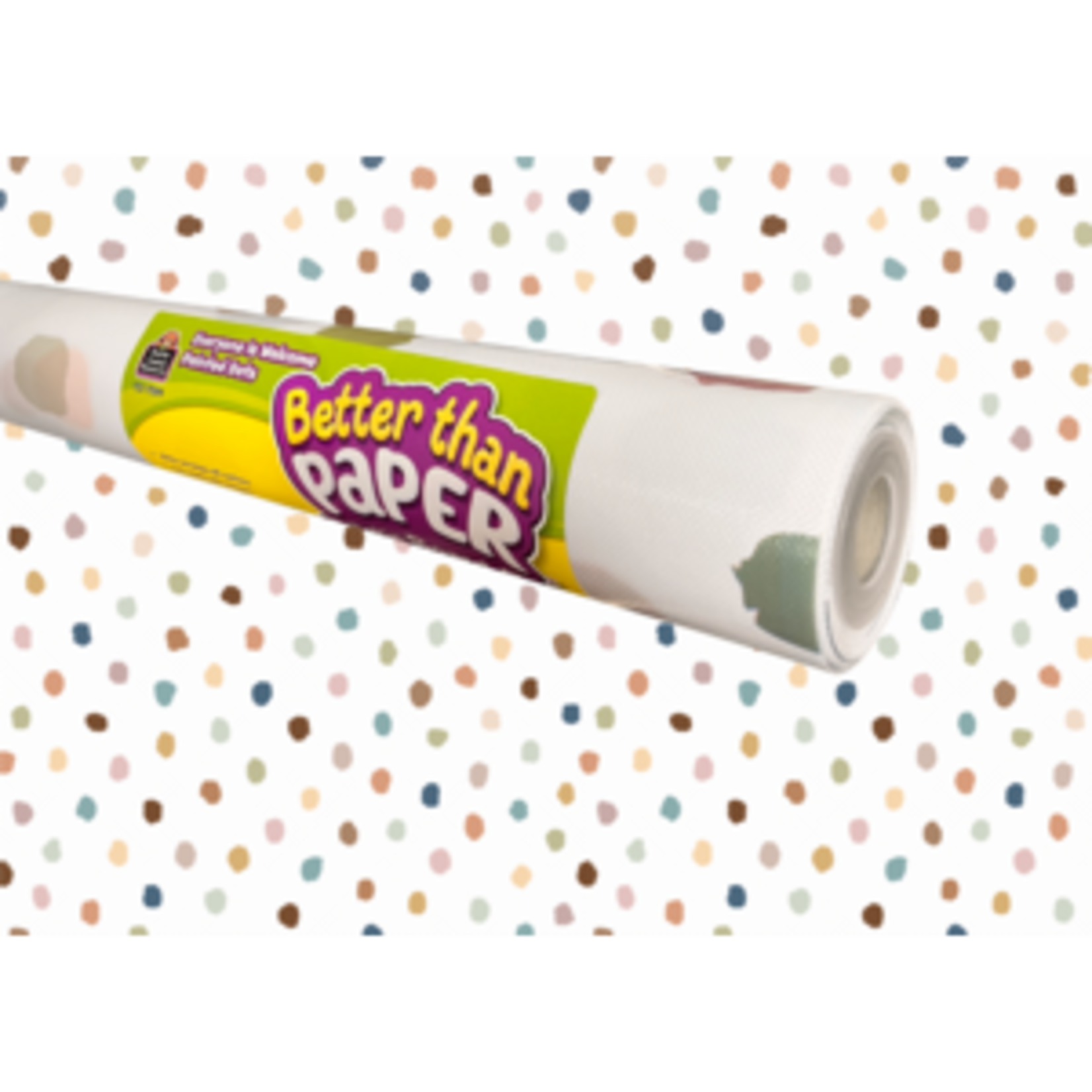 Teacher Created Resources Better Than Paper Bulletin Board Roll - Everyone is Welcome Painted Dots [TCR77899]